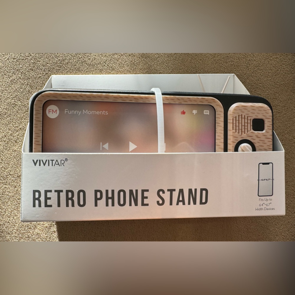 Retro phone stand